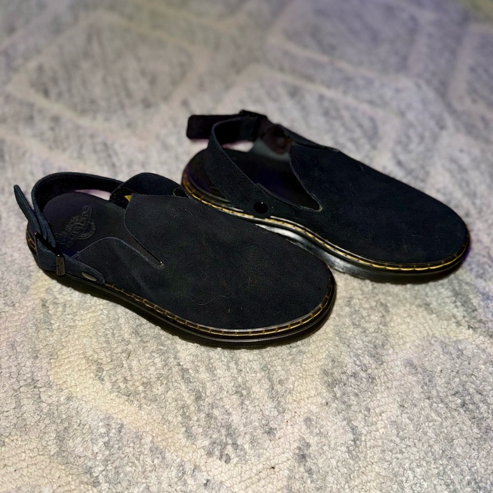 Dr. Martens Black Slip-On Loafers